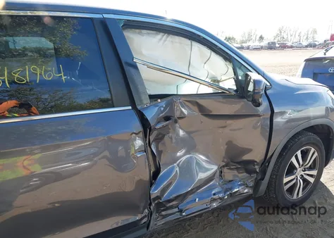 2018 Honda Pilot Ex z USA, uszkodzony, nr VIN 5FNYF6H3XJB021900